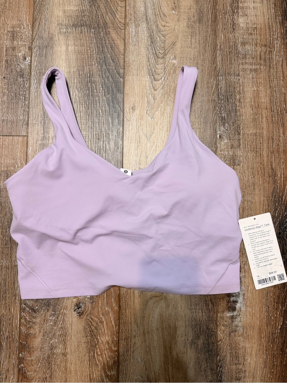lululemon athletica Lavender Wireless Scoop Bralette